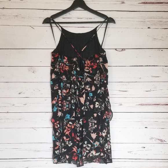 BCBGMAXAZRIA Black Ruffle Dress - Picture 3 of 3